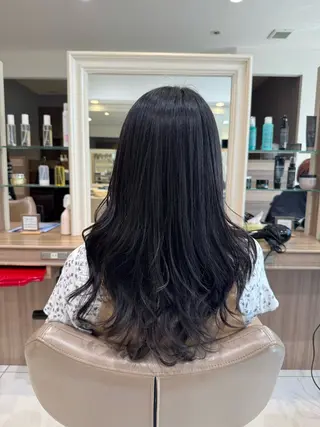 ロング ママ美容師⭐️ シモダイラ ヒデミのヘアスタイル