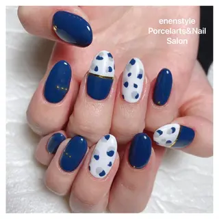ミディアム ネイル 🐾enen style 🐾のネイルデザイン