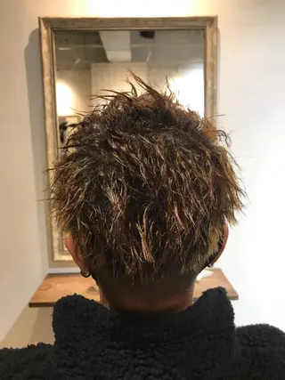 パーマ メンズ 渋谷 メンズヘア⭐️ タニグチヨシユキのヘアスタイル