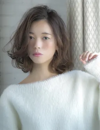 ミディアム 🌟モテ髪ショート 🌟店長　津賀涼のヘアスタイル