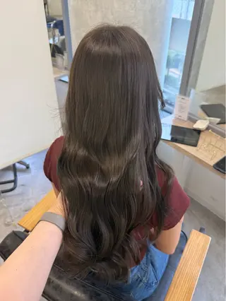 ロング カラー ヘアアレンジ Himawari♡ 柔らかいカラーのヘアスタイル