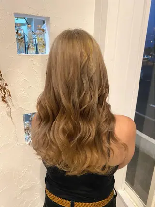 ロング カラー パーマ ヘアアレンジ キッズ ネイル 豊橋美容院 ソンリエのヘアスタイル