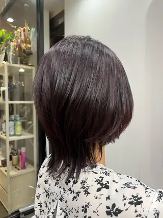 ミディアム カラー カラーリスト♡ ショート・ボブツムギのヘアスタイル