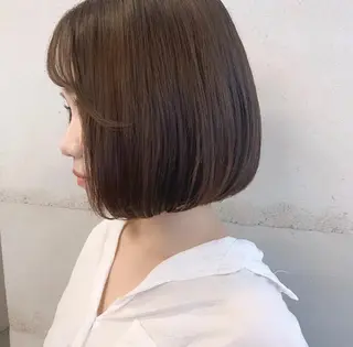 ショート カラー 透明感カラー✂︎ /縮毛矯正/YUKAのヘアスタイル