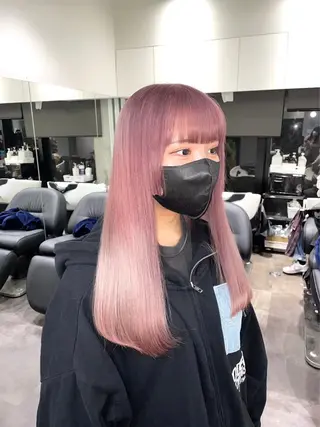 ロング カラー 🦋韓国hair🦋 エクステ店長sakiのヘアスタイル