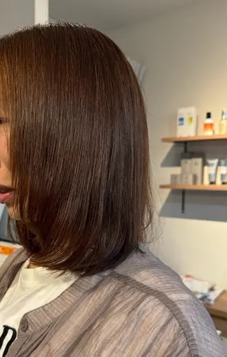 ミディアム 檜木 奈央のヘアスタイル