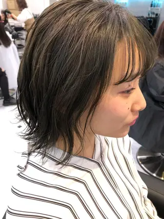ショート カラー レイヤーボブ/ボブ 仲川和人のヘアスタイル