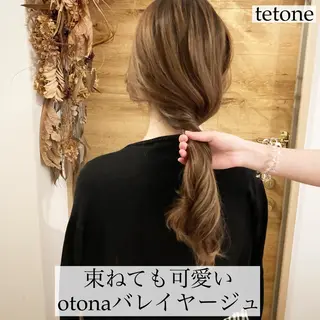 ロング カラー テトネ タカシのヘアスタイル