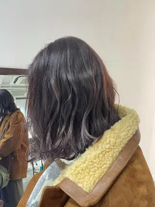 ミディアム カラー 大人ボブと似合 わせカラー/馬場 翼のヘアスタイル