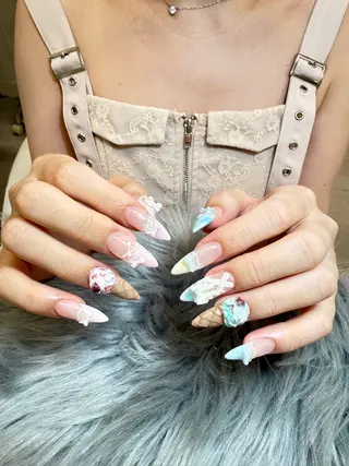 ネイル ANH ゴテゴテネイルのネイルデザイン
