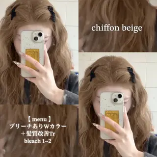 カラー 🩶透明感ダブル カラー🩶 maoのヘアスタイル