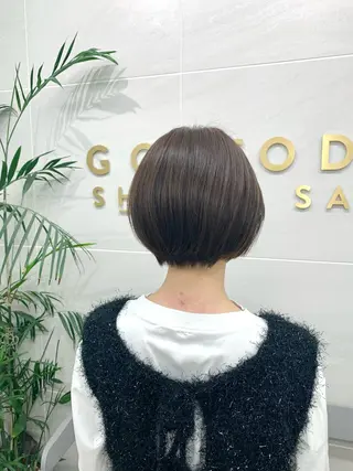 ショート カラー 本格ヘッドスパ🌿 ×ヘア 佐藤のヘアスタイル