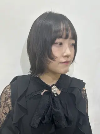 ショート ボブ人気No,1✨ TAME副店長のヘアスタイル