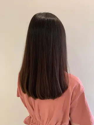 ロング 顔まわりカット✄ ベージュカラー🧸のヘアスタイル