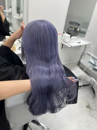 ロング カラー クルミ🤍推し活 🎀ピンクカラーのヘアスタイル