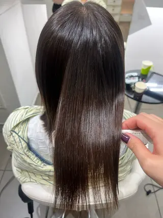 セミロング カラー パーマ カラーリスト♡ ショート・ボブツムギのヘアスタイル