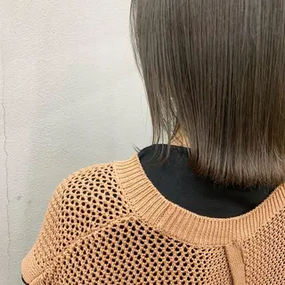 ショート カラー 🌱小顔魅せショート 髪質改善カラー/泉綺のヘアスタイル