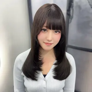 ロング カラー Ren. 🦋デザインカラーのヘアスタイル
