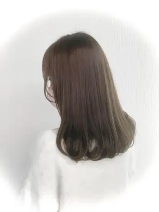 セミロング カラー ゲーマー美容師 KENTOのヘアスタイル