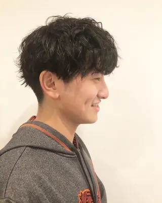 パーマ ヘアアレンジ メンズ メンズ特化✂️栗原 侑也のヘアスタイル