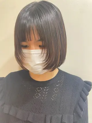 ショート レイヤー／パーマ TAKUYAのヘアスタイル