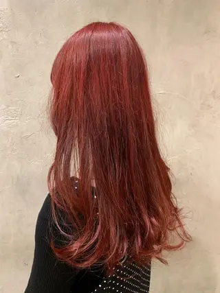 ロング カラー ヘアアレンジ ボブパーマコテ巻き風 パーマNo1深江秀平のヘアスタイル