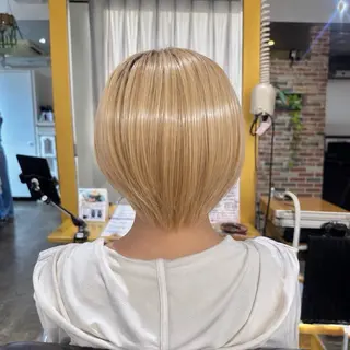 ショート Saki💛心斎橋 ショート/艶カラーのヘアスタイル