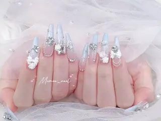 ネイル MoMoA Nail ネイル長さ出し専門店のネイルデザイン