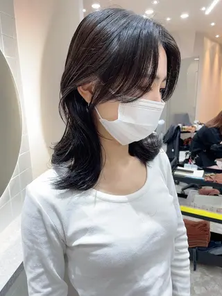 ミディアム YUKI / レイヤーカット🤍のヘアスタイル