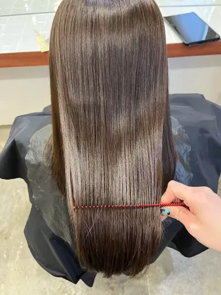 セミロング Sanaダブルカラー ✨️パルコ徒歩1分のヘアスタイル