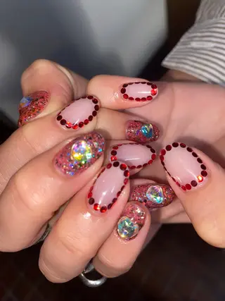ネイル 個性派🌺推しネイル 💅💞hota🐇のネイルデザイン