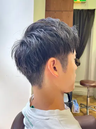 ショート メンズ 溝口 槙里也のヘアスタイル