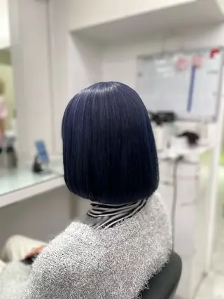 セミロング カラー ❄最強かわいいカラー ❄️MINA❄️のヘアスタイル