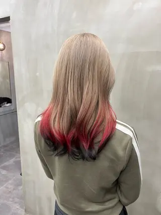 セミロング カラー ✂️ショート指名 No.1 鍋田 貴大のヘアスタイル