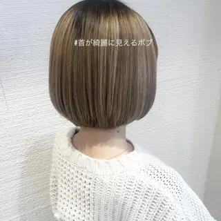 ショート カラー 似合わせ/レイヤー /ボブ/新谷のヘアスタイル
