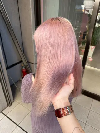 ロング カラー 町田ブリーチ特化 MANATOのヘアスタイル