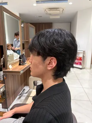 メンズ カットマン💎& 透明感カラー✨レオのヘアスタイル