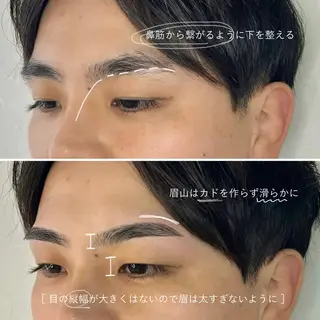 アイブロウ メンズ眉 madokaの眉毛・アイブロウイメージ