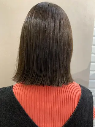 ミディアム カラー hubhair レイヤー/透明感のヘアスタイル