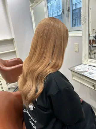 ロング カラー りん🧸透明感カラ ー/ヘアアレンジのヘアスタイル
