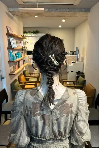 セミロング 似合わせカット⌇ヘア セット⌇A i‎🤍のヘアスタイル