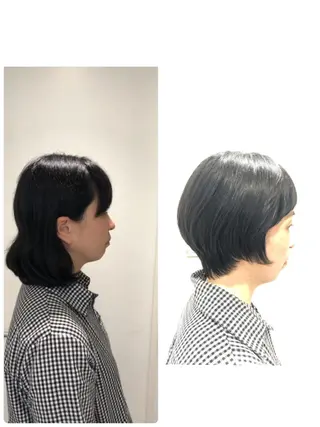 ショート 中尾 文哉のヘアスタイル