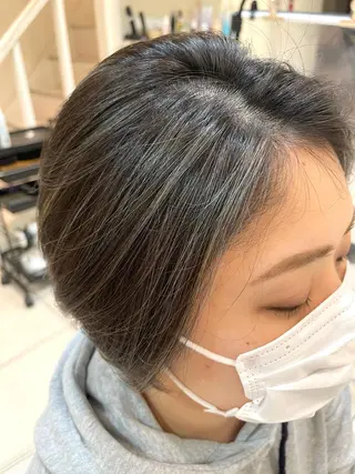 ショート カラー 🌈ぷる艶カラー🌈 髪質改善👑柳沼尚貴のヘアスタイル