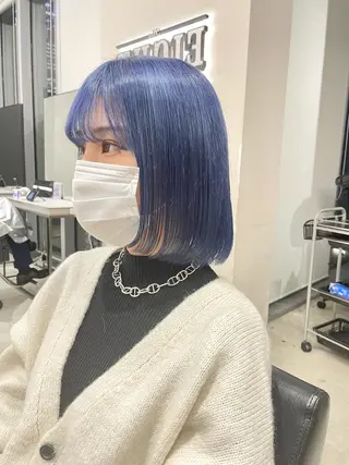 ショート カラー ブリーチ&髪質改善 TAIGAのヘアスタイル