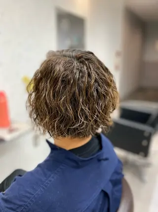 ショート パーマ ✨髪質改善＆ボブ✨ 近藤 凌のヘアスタイル