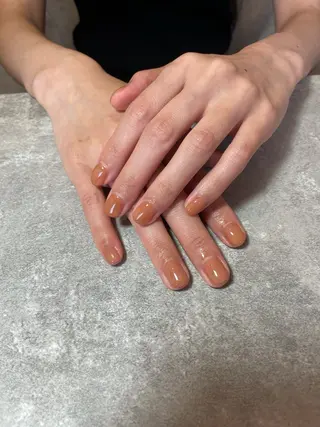 ネイル Sun Brown Mireiのネイルデザイン