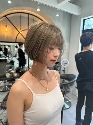 ショート 縮毛矯正/レイヤー taiga🐯のヘアスタイル