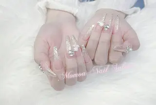 ネイル MoMoA Nail ネイル長さ出し専門店のネイルデザイン