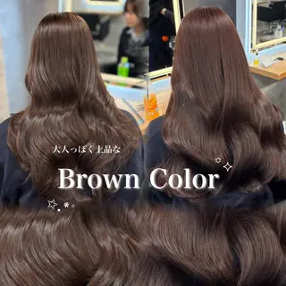カラー 札幌韓国風艶カラー 🎀𝐒𝐀𝐇𝐎のヘアスタイル