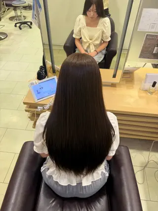 ロング カラー 松村 美紗のヘアスタイル